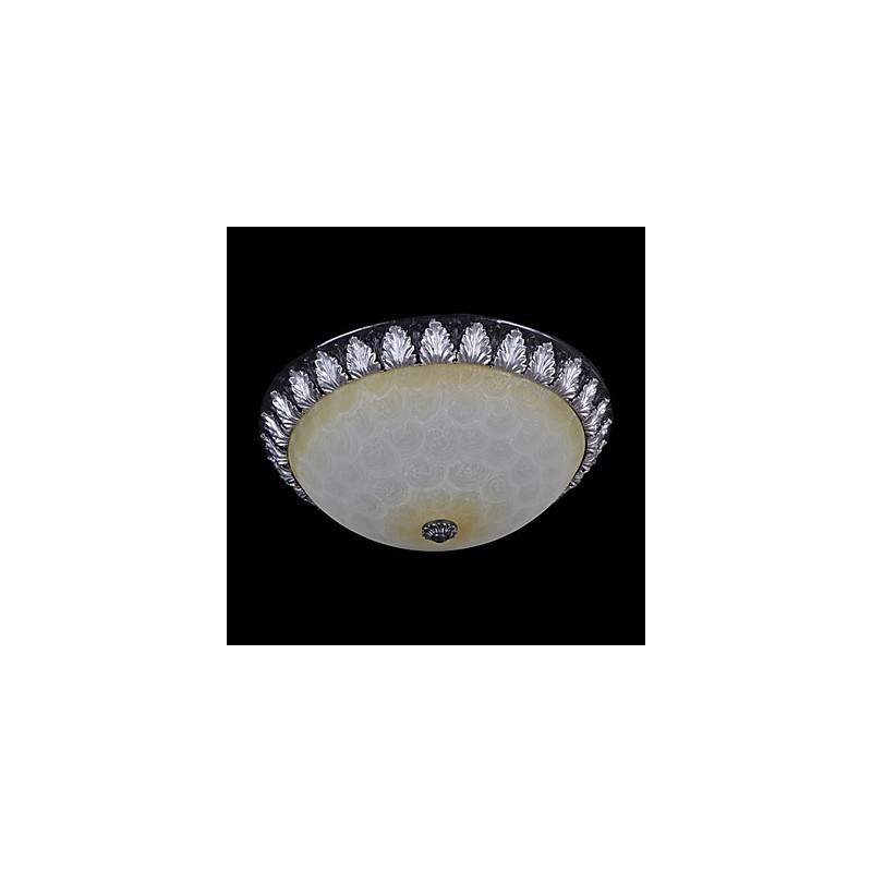 Model de lumină cu montare încasată, rășină de sticlă, sculptură în argint, clasic european