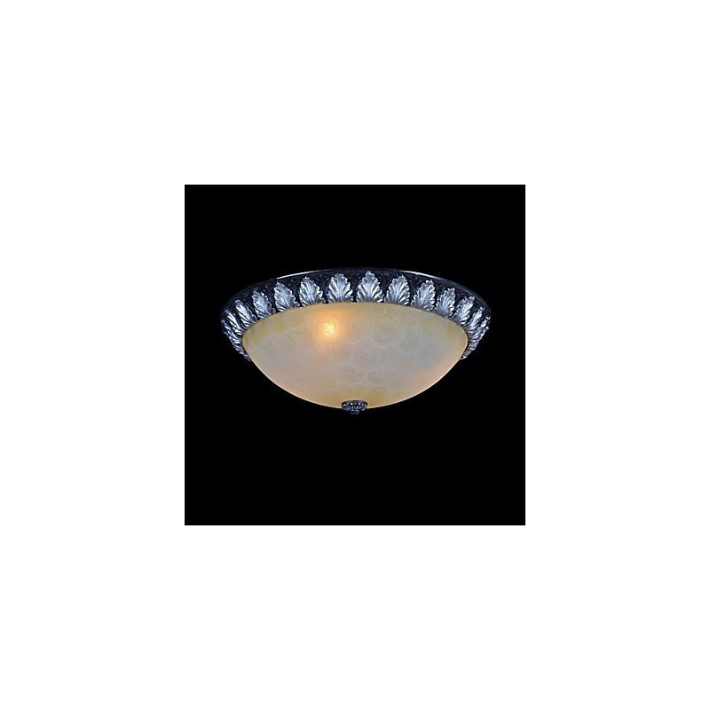 Model de lumină cu montare încasată, rășină de sticlă, sculptură în argint, clasic european