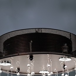 Montaj modern semi-încastrabil cu 3 lumini Butterfly Featured Shade