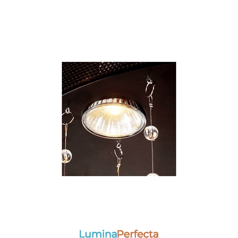 Montaj modern semi-încastrabil cu 3 lumini Butterfly Featured Shade