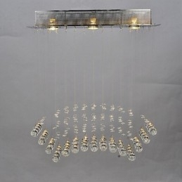 Montaj încastrat din metal cromat tradițional clasic