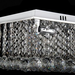 Montaj încastrat din metal galvanizat din cristal modern și contemporan
