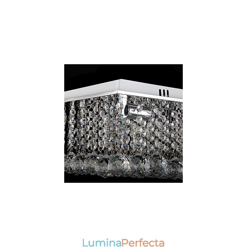 Montaj încastrat din metal galvanizat din cristal modern și contemporan
