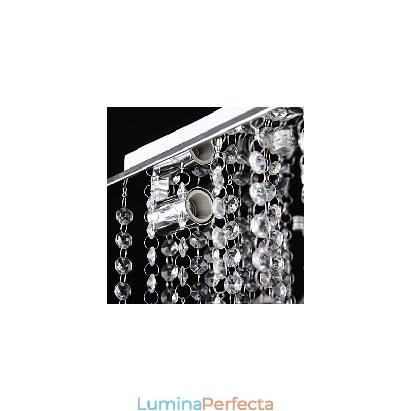 Montaj încastrat din metal galvanizat din cristal modern și contemporan