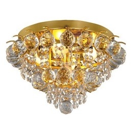 Montaj modern din cristal cu 5 lumini