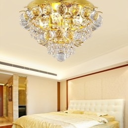 Montaj modern din cristal cu 5 lumini