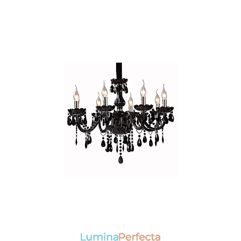 Candelabru din cristal galvanizat modern contemporan