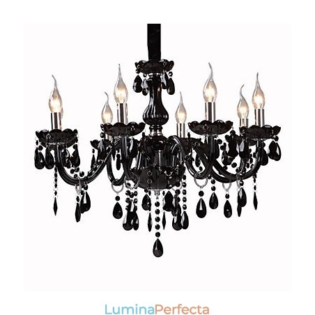 Candelabru din cristal galvanizat modern contemporan