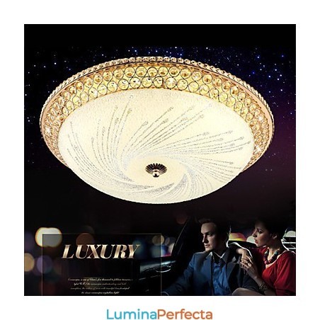 Lumină de cristal modernă de lux Absorb Dom Light SMD culoare dublă Diametru 50CM Lumină de cristal modernă de lux Absorb Dom Light SMD culoare dublă Diametru 50CM