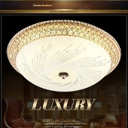 Lumină de cristal modernă de lux Absorb Dom Light SMD culoare dublă Diametru 50CM