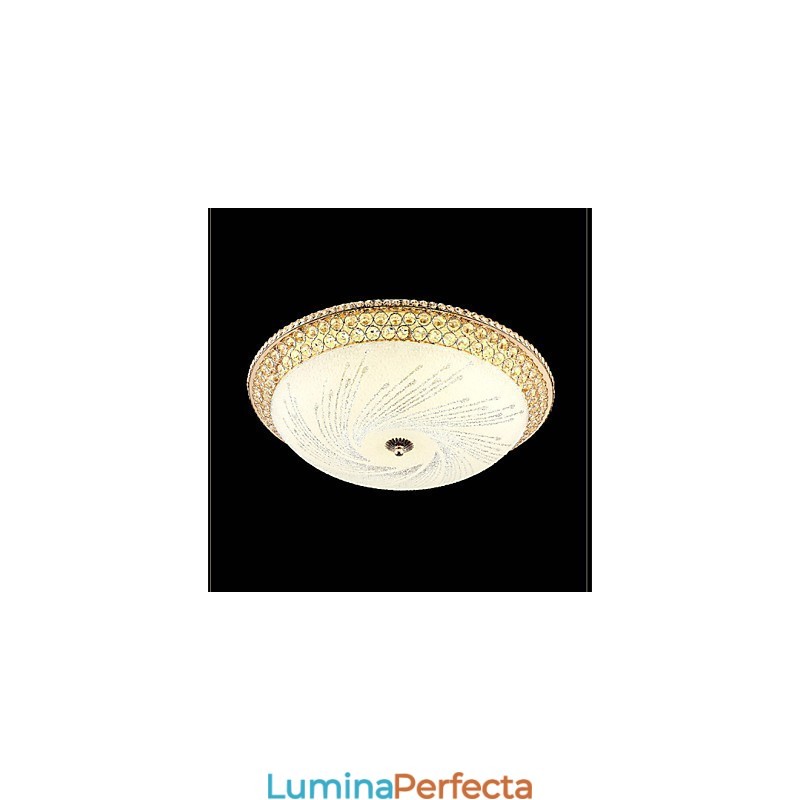 Lumină de cristal modernă de lux Absorb Dom Light SMD culoare dublă Diametru 50CM