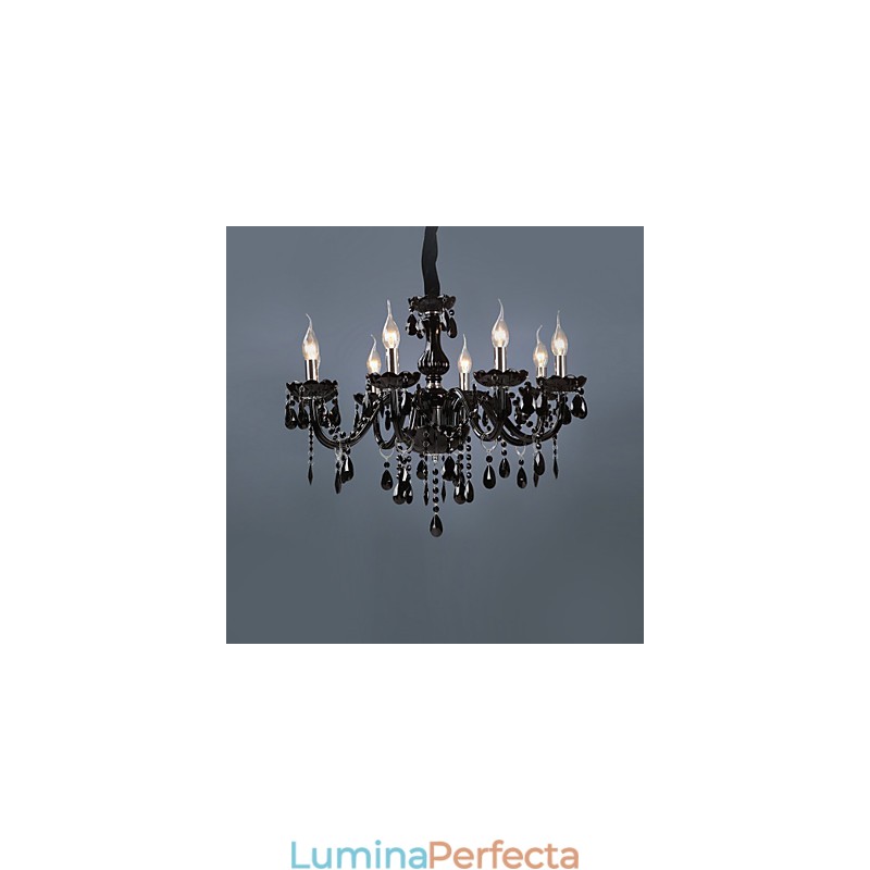 Candelabru din cristal galvanizat modern contemporan