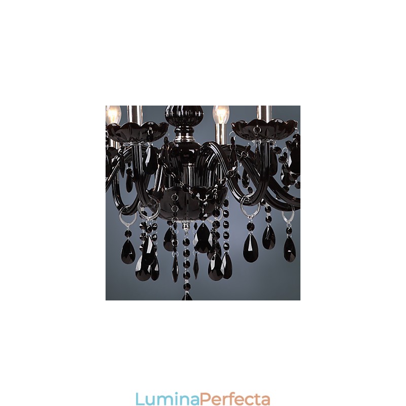 Candelabru din cristal galvanizat modern contemporan