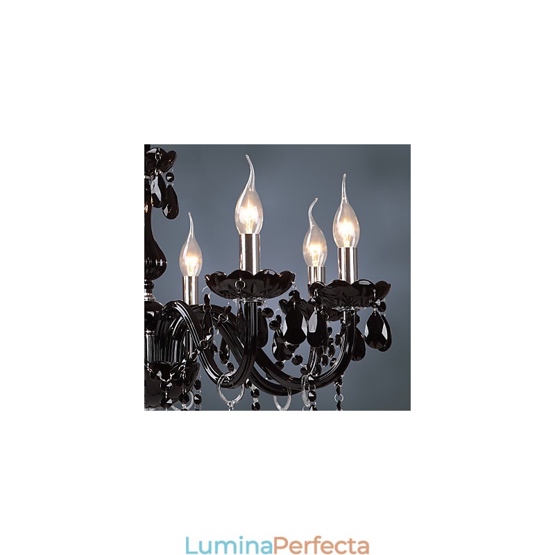 Candelabru din cristal galvanizat modern contemporan