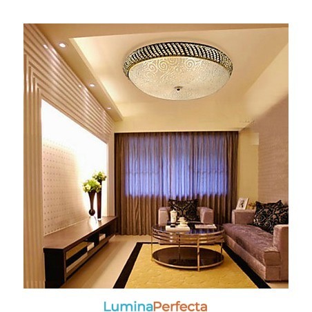 Plafoniera luxuriantă cu 4 lumini auriu Plafoniera luxuriantă cu 4 lumini auriu