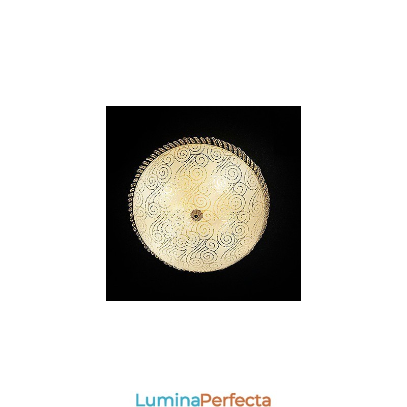 Plafoniera luxuriantă cu 4 lumini auriu