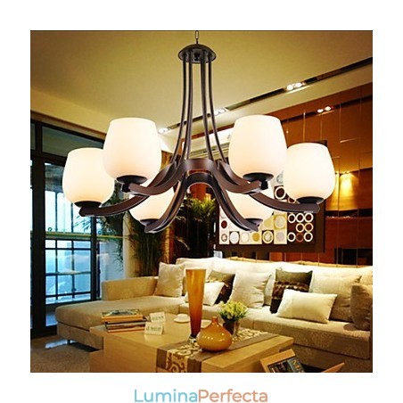 Candelabru din metal cu pictură în stil retro clasic tradițional Candelabru din metal cu pictură în stil retro clasic tradițional
