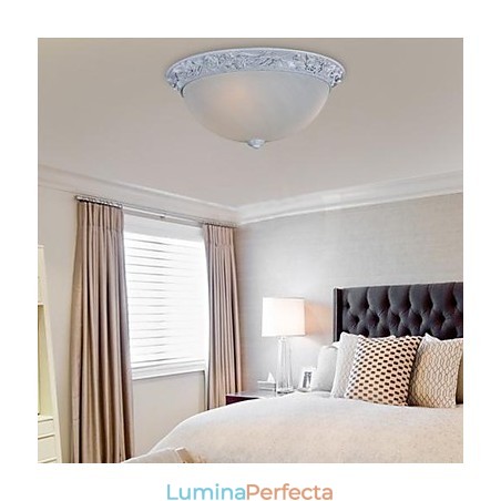 Lumină albă cu montare încasată, rășină de sticlă, sculptură clasică europeană