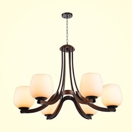 Candelabru din metal cu pictură în stil retro clasic tradițional