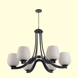 Candelabru din metal cu pictură în stil retro clasic tradițional