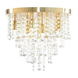 Montaj modern semi-încastrabil din cristal cu 9 lumini (bază bec G9)