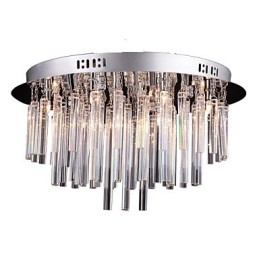 Candelabru modern din cristal cu 12 lumini