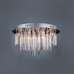Candelabru modern din cristal cu 12 lumini