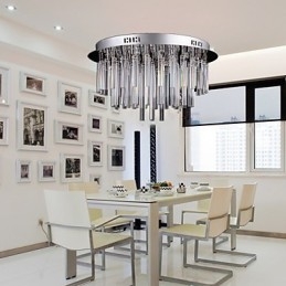 Candelabru modern din cristal cu 12 lumini