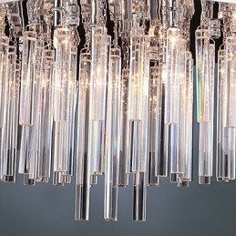 Candelabru modern din cristal cu 12 lumini