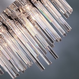 Candelabru modern din cristal cu 12 lumini