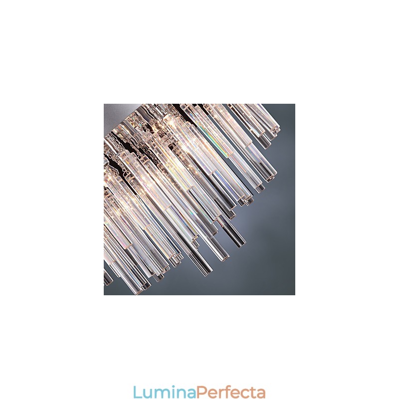 Candelabru modern din cristal cu 12 lumini