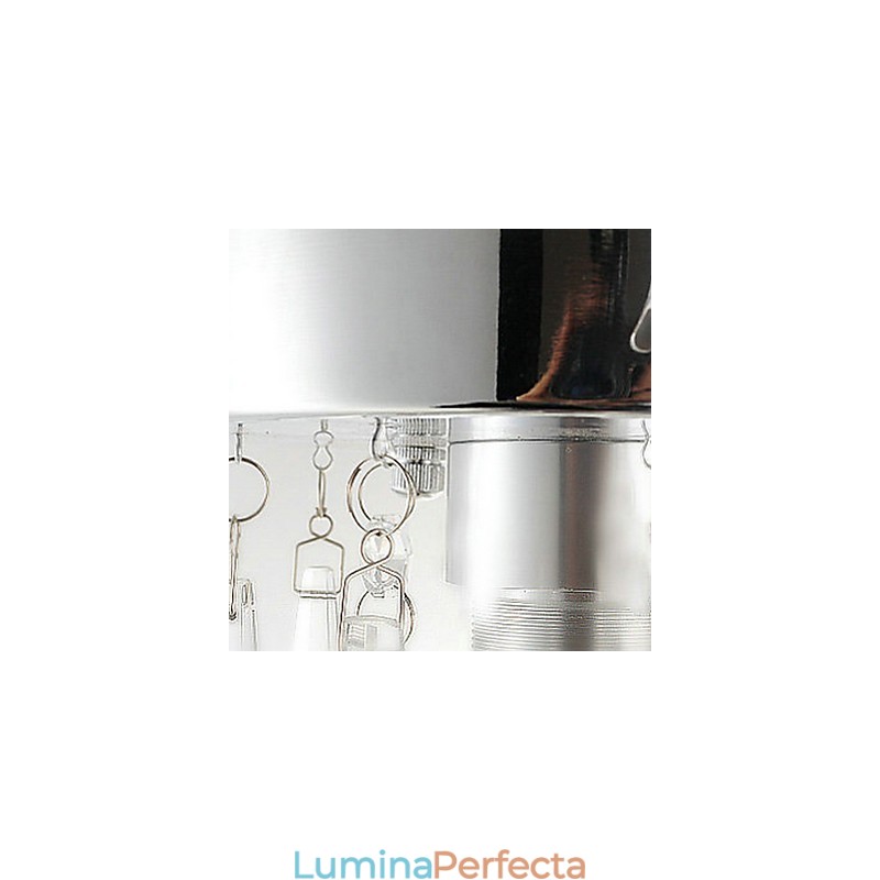 Montaj semi-încastrabil cu 1 lumină din cristal