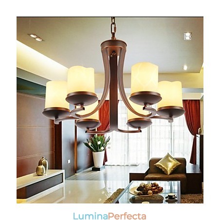 Candelabru din metal cu pictură în stil retro clasic tradițional Candelabru din metal cu pictură în stil retro clasic tradițional