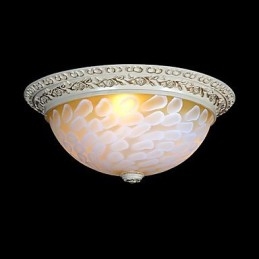 Lumină albă cu montare încastrabilă, rășină de sticlă, sculptură în aur, clasic european