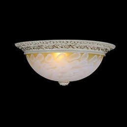 Lumină albă cu montare încastrabilă, rășină de sticlă, sculptură în aur, clasic european