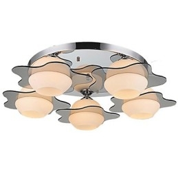 Plafoniera Moderna Plafoniera 5 Lumini Metal Contemporan