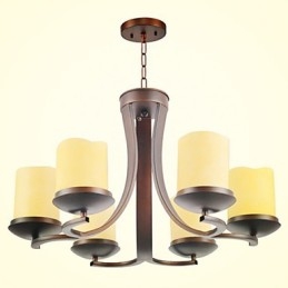 Candelabru din metal cu pictură în stil retro clasic tradițional