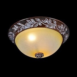 Montare încasată, alb, galben, sticlă, rășină, argint, sculptură, clasic european