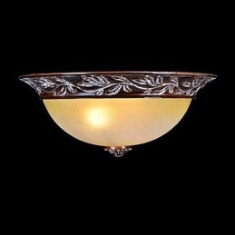 Montare încasată, alb, galben, sticlă, rășină, argint, sculptură, clasic european