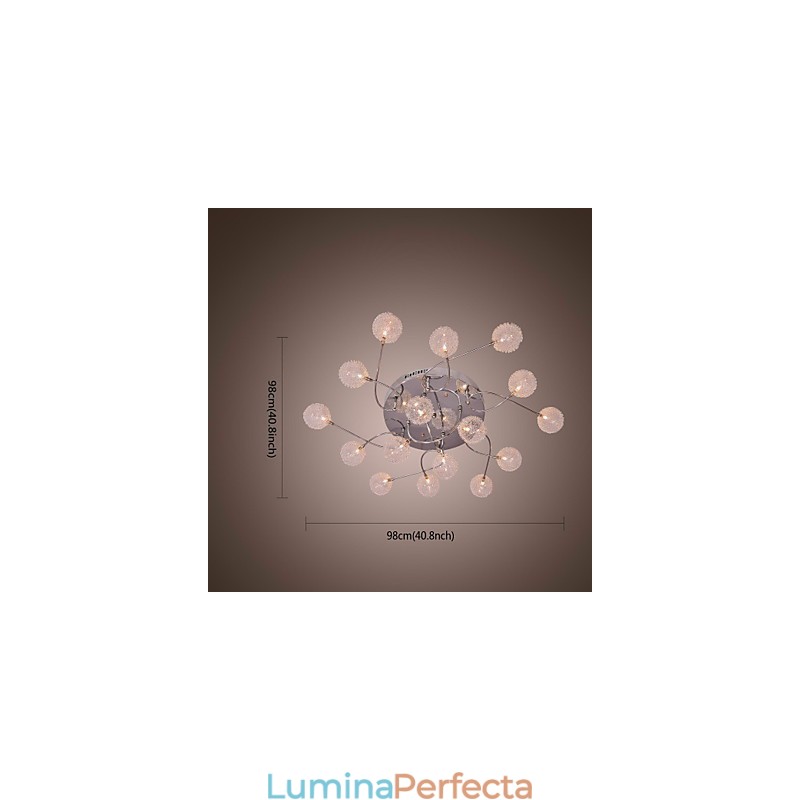 G4 Iron Plast Mount Lampă cu abajururi din aluminiu