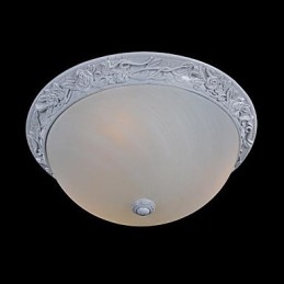 Lumină cu montare încastrabilă albă din rășină din sticlă sculptată clasic european