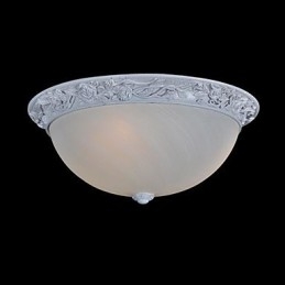 Lumină cu montare încastrabilă albă din rășină din sticlă sculptată clasic european