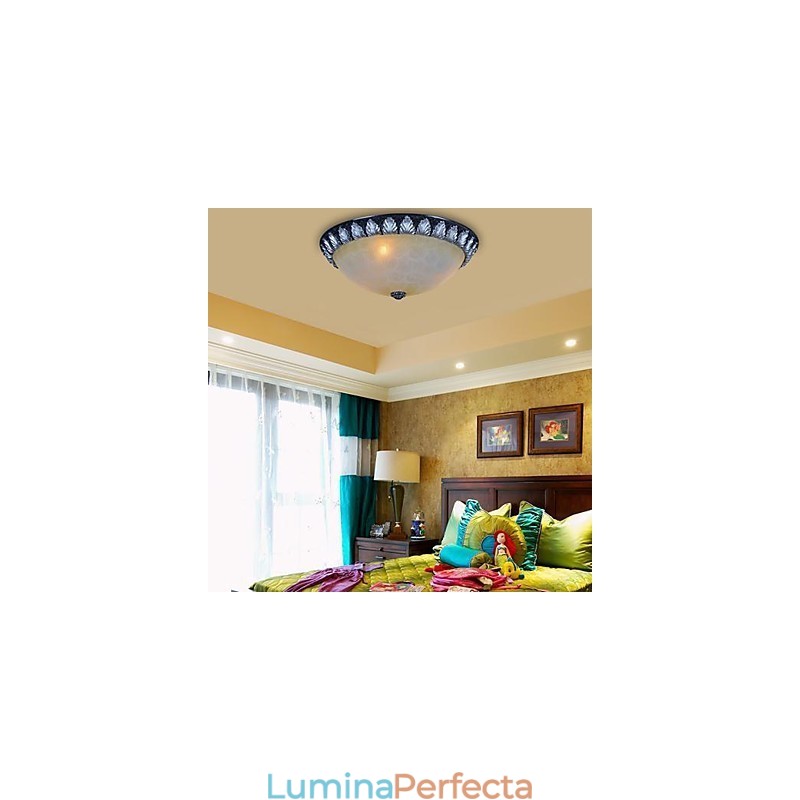 Model de lumină cu montare încasată, rășină de sticlă, sculptură în argint, clasic european