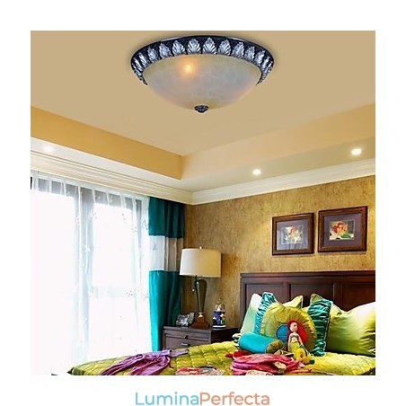 Model de lumină cu montare încasată, rășină de sticlă, sculptură în argint, clasic european Model de lumină cu montare încasată, rășină de sticlă, sculptură în argint, clasic european