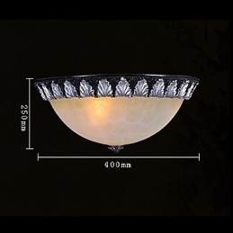 Model de lumină cu montare încasată, rășină de sticlă, sculptură în argint, clasic european