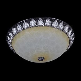 Model de lumină cu montare încasată, rășină de sticlă, sculptură în argint, clasic european