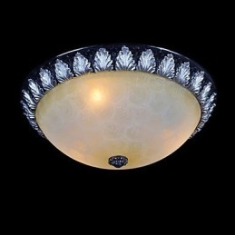 Model de lumină cu montare încasată, rășină de sticlă, sculptură în argint, clasic european