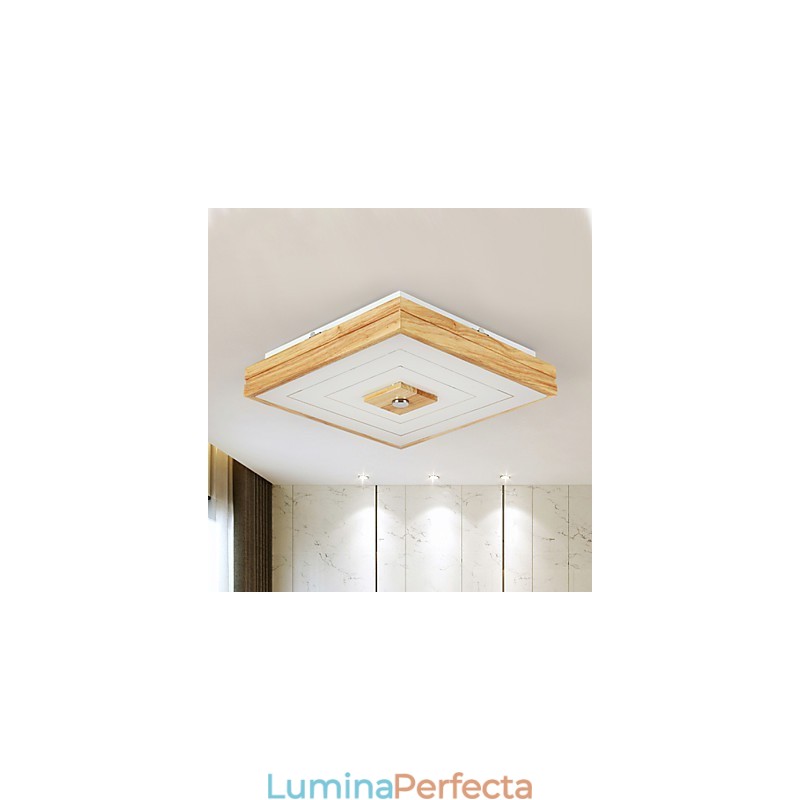 Pictură în stil mini modern contemporan, lemn, bambus, montaj încastrat