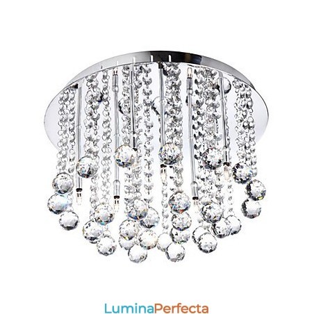 Suport semi-încastrabil din cristal modern cu 8 lumini (bază bec G4) Suport semi-încastrabil din cristal modern cu 8 lumini (bază bec G4)