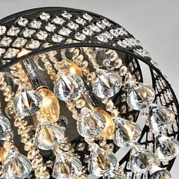 Montaj din metal cu pictură clasică tradițională cu cristal